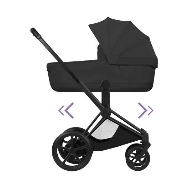 Cybex e-Priam 5 Style Kinderwagen 2-in-1 - Matt Black/Sepia Black