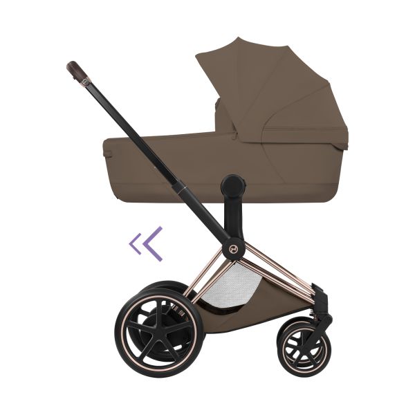 Cybex e-Priam 5 Style Kinderwagen 2-in-1 - Rosegold/Coconut Brown Cybex e-Priam 5 Style Kinderwagen 2-in-1 - Rosegold/Coconut Brown