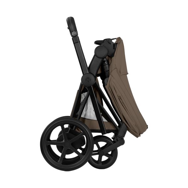 Cybex e-Priam 5 Comfort Kinderwagen 2-in-1 - Matt Black/Coconut Brown Cybex e-Priam 5 Comfort Kinderwagen 2-in-1 - Matt Black/Coconut Brown