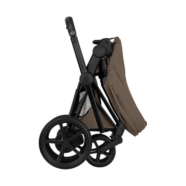 Cybex e-Priam 5 Style Kinderwagen 2-in-1 - Matt Black/Coconut Brown
