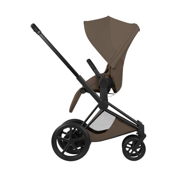 Cybex e-Priam 5 Style Kinderwagen 2-in-1 - Matt Black/Coconut Brown