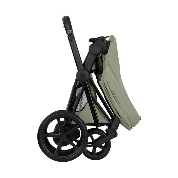 Cybex e-Priam 5 Style Kinderwagen 2-in-1 - Matt Black/Sage Green