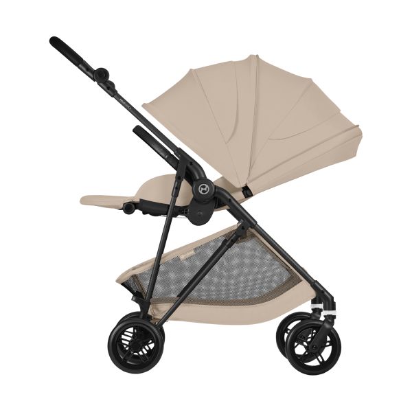 Cybex Melio Carbon Kinderwagen - Almond Beige/Beige