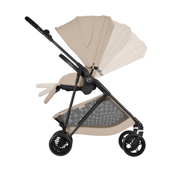 Cybex Melio Carbon Kinderwagen - Almond Beige/Beige