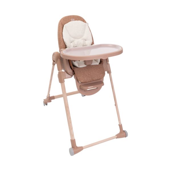 Chicco Polly Armonia Eetstoel - Terracotta Chicco Polly Armonia Eetstoel - Terracotta
