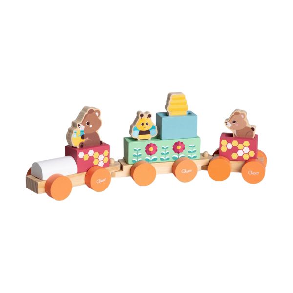 Chicco Houten Trein - Beertjes Chicco Houten Trein - Beertjes
