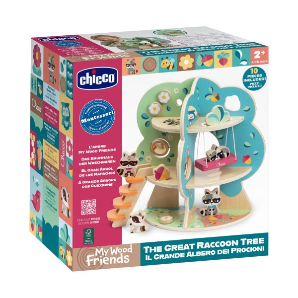 Chicco My Wood Friends Familieboom Chicco My Wood Friends Familieboom