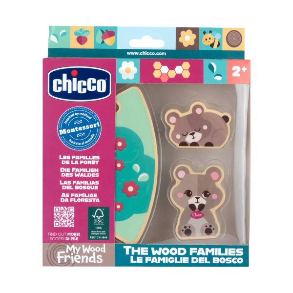 Chicco My Wood Friends Families - Mama Beer Chicco My Wood Friends Families - Mama Beer