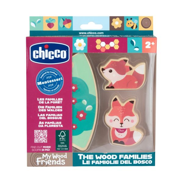Chicco My Wood Friends Families - Mama Vos Chicco My Wood Friends Families - Mama Vos