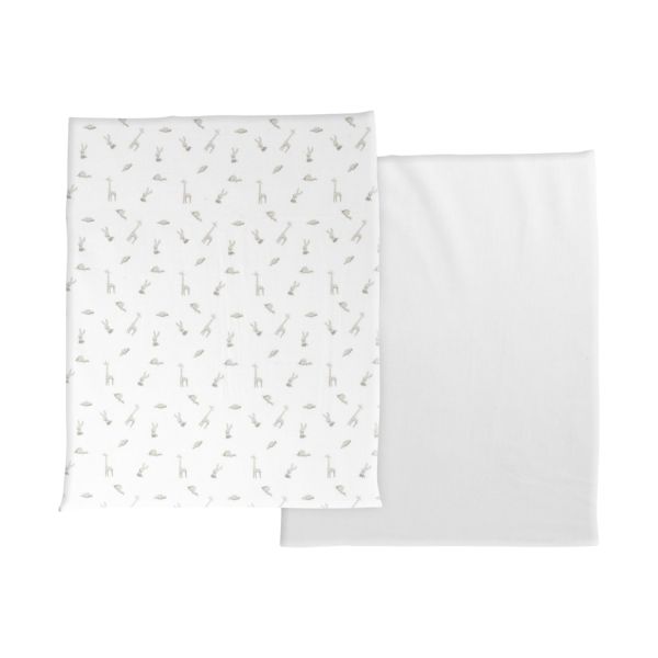 Chicco Next2Me Hoeslakens - 2 Stuks - Clouds