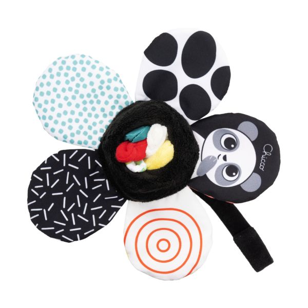 Chicco Sensorische Bloem - Zwart / Wit Chicco Sensorische Bloem - Zwart / Wit