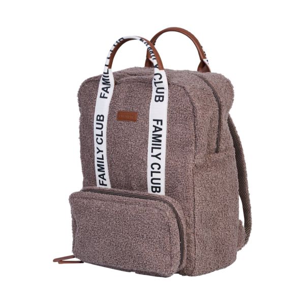Childhome Family Club Verzorgingsrugzak - Signature - Teddy - Zacht Bruin