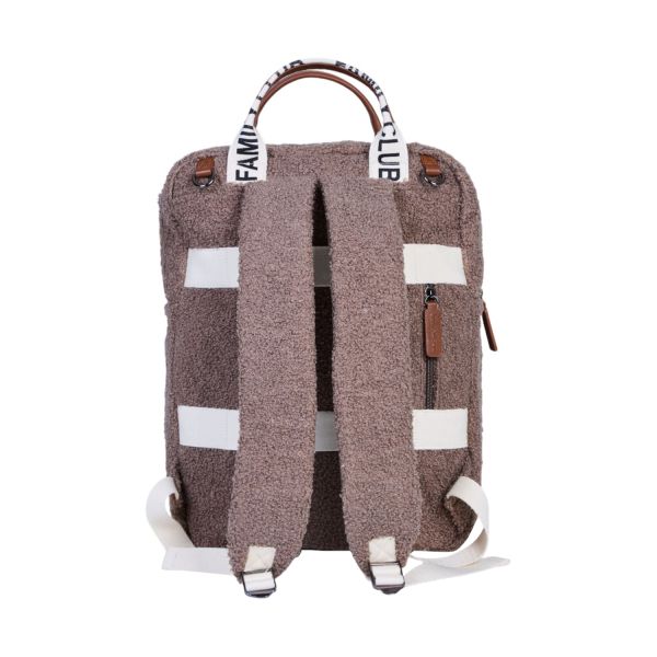 Childhome Family Club Verzorgingsrugzak - Signature - Teddy - Zacht Bruin