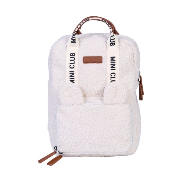 Childhome Mini Club Kinderrugzak - Signature - Teddy - Ecru