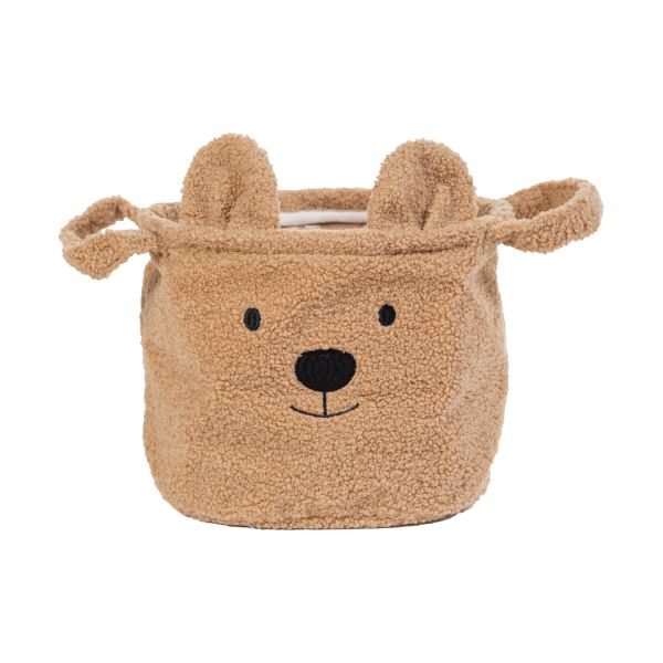 Childhome Opbergmand Teddy Bruin 25x20x20 cm Childhome Opbergmand Teddy Bruin 25x20x20 cm