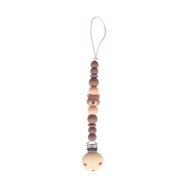 Chewies & More Speenkoord Bear - Siliconen - Bruin