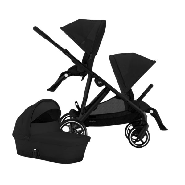 Cybex Duowagen Gazelle S Moon Black - Black Cybex Duowagen Gazelle S Moon Black - Black