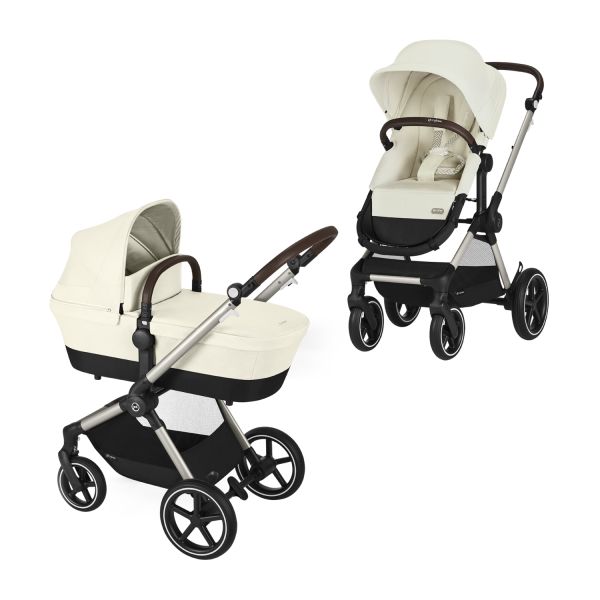 Cybex EOS Lux Kinderwagen 2-in-1 - Seashell Beige / Light Beige Cybex EOS Lux Kinderwagen 2-in-1 - Seashell Beige / Light Beige