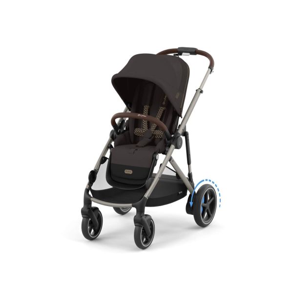 Cybex E-Gazelle S Kinderwagen 2-in-1 Chocolate Brown Cybex E-Gazelle S Kinderwagen 2-in-1 Chocolate Brown