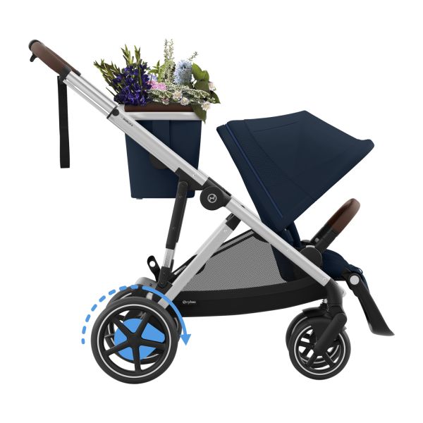 Cybex E-Gazelle S Kinderwagen 2-in-1 - Ocean Blue/Navy blue Cybex E-Gazelle S Kinderwagen 2-in-1 - Ocean Blue/Navy blue