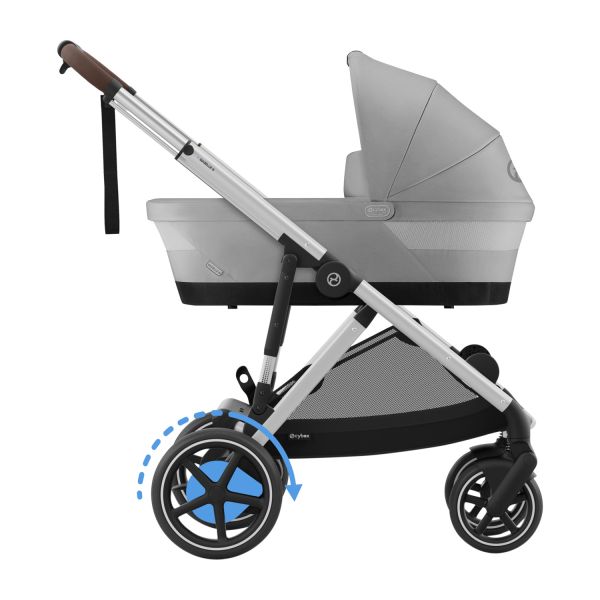 Cybex E-Gazelle S Kinderwagen 2-in-1 Stone Grey/Mid Grey Cybex E-Gazelle S Kinderwagen 2-in-1 Stone Grey/Mid Grey