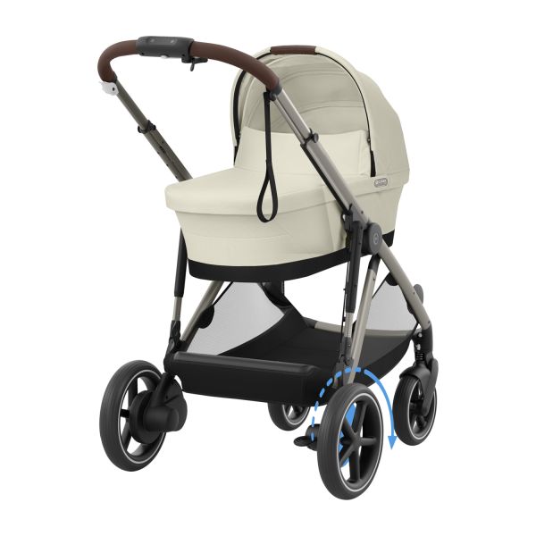 Cybex E-Gazelle S Kinderwagen 2-in-1 - Taupe - Seashell Beige / Light Beige Cybex E-Gazelle S Kinderwagen 2-in-1 - Taupe - Seashell Beige / Light Beige
