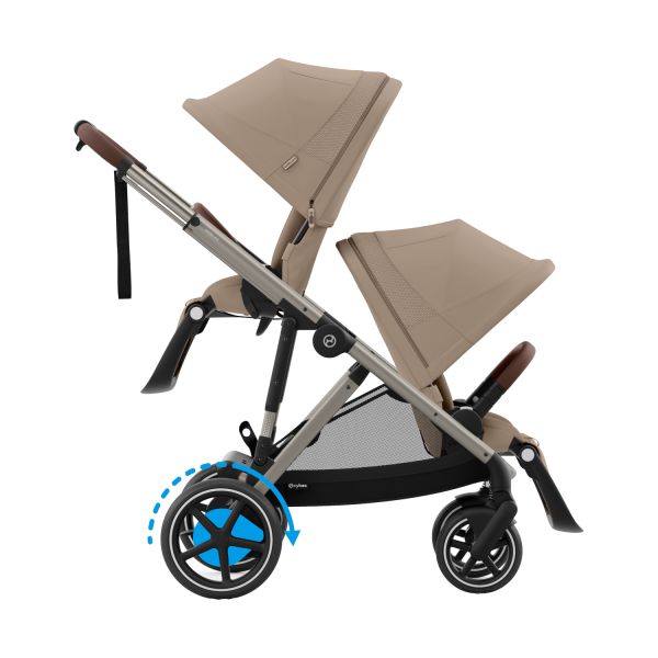 Cybex Wandelwagen eGazelle S TPE Almond Beige/Beige Cybex Wandelwagen eGazelle S TPE Almond Beige/Beige