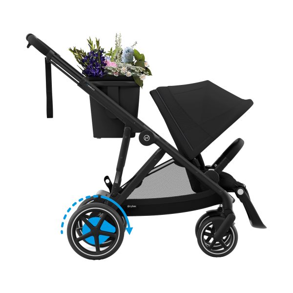 Cybex Wandelwagen eGazelle S BLK Moon Black/Black