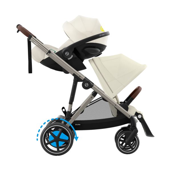 Cybex Wandelwagen eGazelle S TPE Seashell Beige/Light Beige Cybex Wandelwagen eGazelle S TPE Seashell Beige/Light Beige