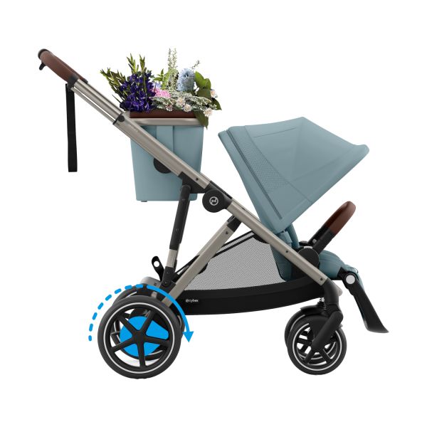 Cybex Wandelwagen eGazelle S TPE Stormy Blue/Light Blue