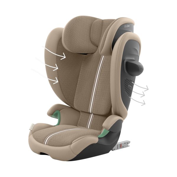 Cybex Solution G2 I-Fix Plus Autostoeltje - Almond Beige / Beige Cybex Solution G2 I-Fix Plus Autostoeltje - Almond Beige / Beige