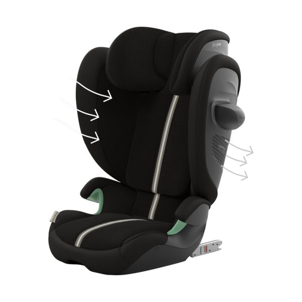 Cybex Solution G2 I-Fix Plus Autostoeltje - Moon Black / Black Cybex Solution G2 I-Fix Plus Autostoeltje - Moon Black / Black