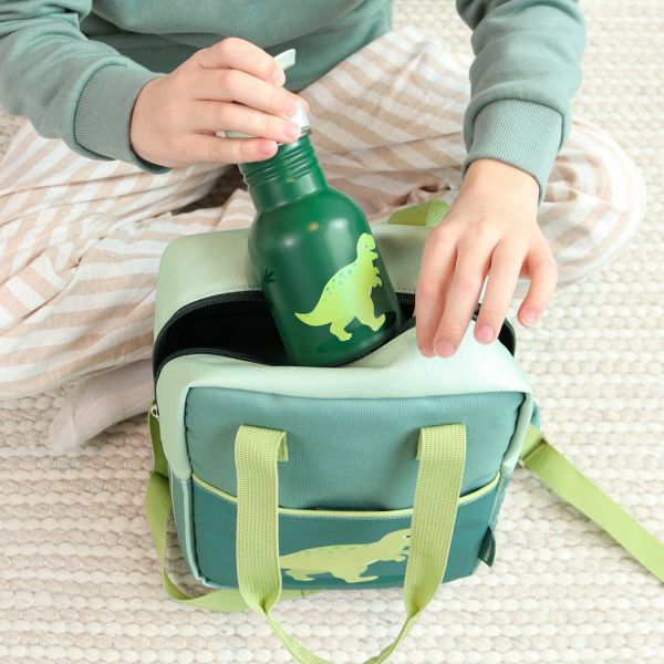 A Little Lovely Company Kleine RVS Drinkfles - Dinosaur A Little Lovely Company Kleine RVS Drinkfles - Dinosaur