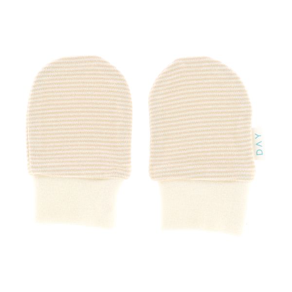 DAY Wantjes - Gestreept Cappucino - 0-6 Mnd