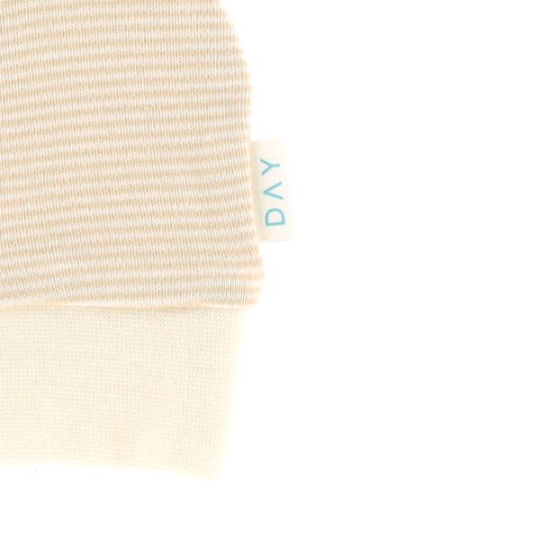 DAY Wantjes - Gestreept Cappucino - 0-6 Mnd