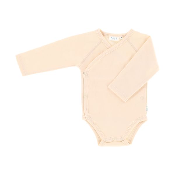 DAY Overslagromper Lange Mouw - Mt. 50/56 - Apricot