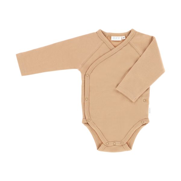 DAY Overslagromper Lange Mouw - Mocha - Mt. 50/56