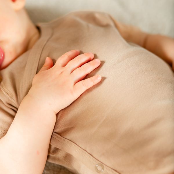 DAY Overslagromper Korte Mouw - Mocha - Mt. 50/56