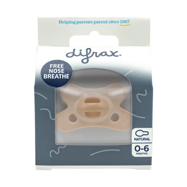 Difrax Fopspeen Uni Edelsteen Earth Moonstone Naturel 0-6mnd