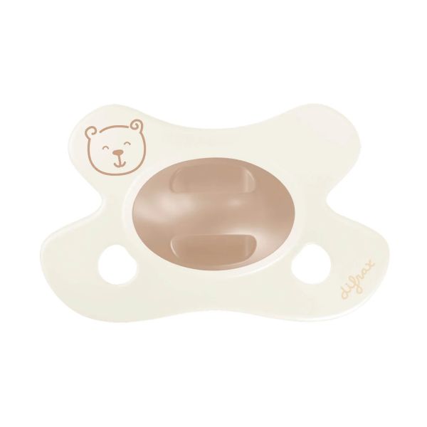 Difrax Natural Fopspeen - Newborn - Little Brown Bear