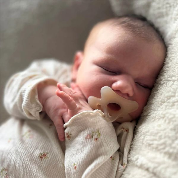 Difrax Pinky Prematuur Fopspeen - Rond - 2 Stuks - -2/+2 Mnd - Aqua en Moonstone