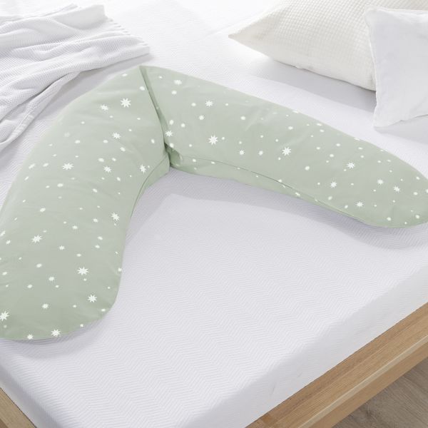 Theraline Voedingskussen Dodo Met Hoes - Starlet Green Theraline Voedingskussen Dodo Met Hoes - Starlet Green