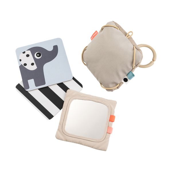 Done By Deer Deer Friends Contrast Kaartenhouder - Sand