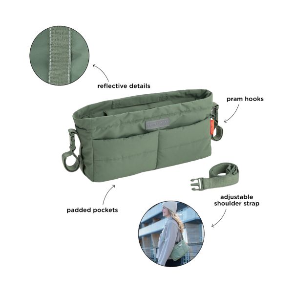 Done By Deer Kinderwagen Organizer - Green Done By Deer Kinderwagen Organizer - Green