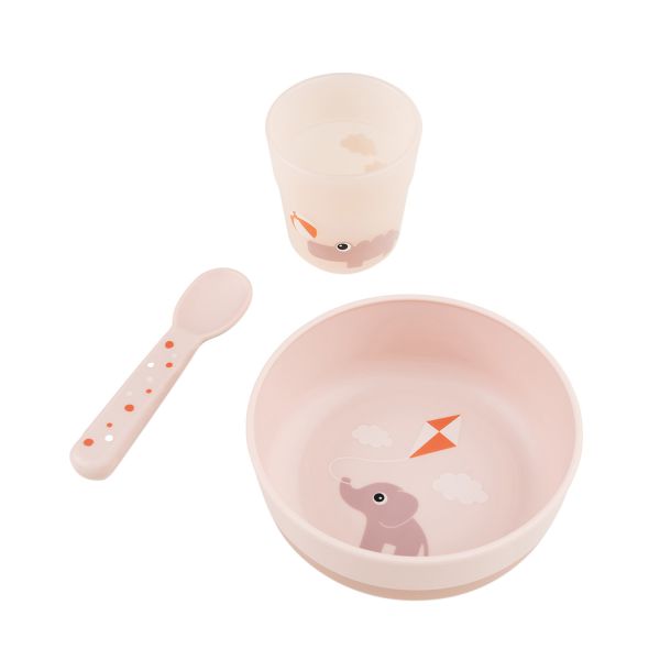 Done By Deer Foodie First Meal Set - Playground - 3-Delig - Powder Done By Deer Foodie First Meal Set - Playground - 3-Delig - Powder