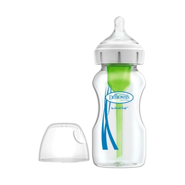 Dr. Brown's Fles Brede Hals Glas Option+ 270ml Dr. Brown's Fles Brede Hals Glas Option+ 270ml