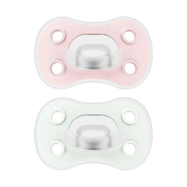 Dr. Brown's Fopspeen - Symmetrisch - 2 Stuks - 0-6 Mnd - Pink/Mint Dr. Brown's Fopspeen - Symmetrisch - 2 Stuks - 0-6 Mnd - Pink/Mint