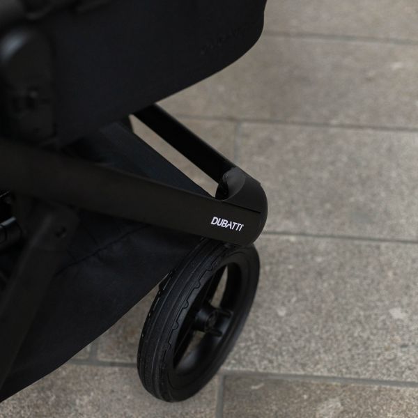 Dubatti One E6 Kinderwagen 2-in-1 - Dark Brown / Pitch Black Dubatti One E6 Kinderwagen 2-in-1 - Dark Brown / Pitch Black