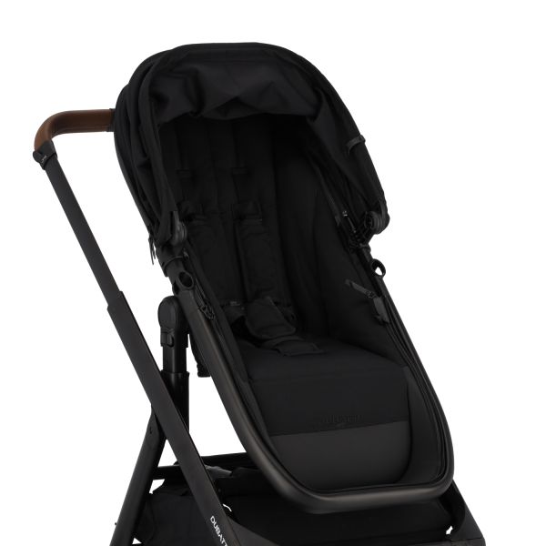 Dubatti One E6 Kinderwagen 2-in-1 - Dark Brown / Pitch Black Dubatti One E6 Kinderwagen 2-in-1 - Dark Brown / Pitch Black