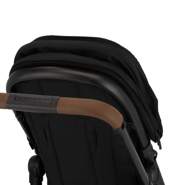 Dubatti One E6 Kinderwagen 2-in-1 - Dark Brown / Pitch Black Dubatti One E6 Kinderwagen 2-in-1 - Dark Brown / Pitch Black